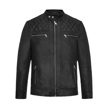 Men's Black Mirage Leather Jacket