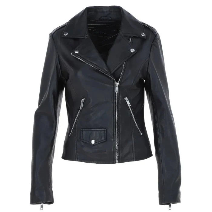 Women's Slim Fit Biker Jacket
