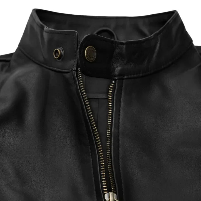 Mark Wahlberg Uncharted Black Moto Jacket