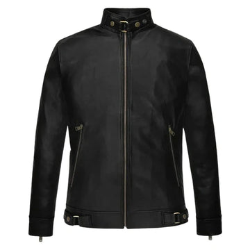 Ravenlock Buckle Moto Leather Jacket