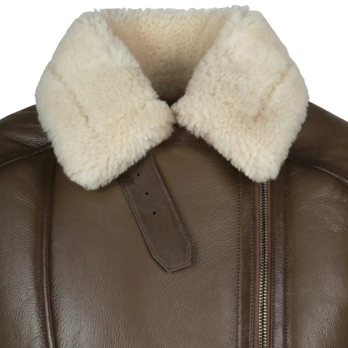 Luresta Winter Sheepskin Shearling Leather Jacket