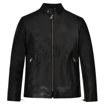 Mark Wahlberg Uncharted Black Moto Jacket
