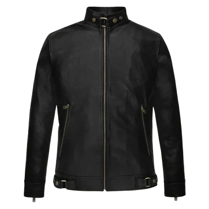 Ravenlock Buckle Moto Leather Jacket