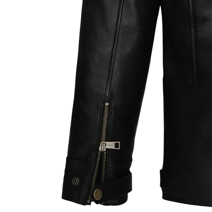 Ravenlock Buckle Moto Leather Jacket