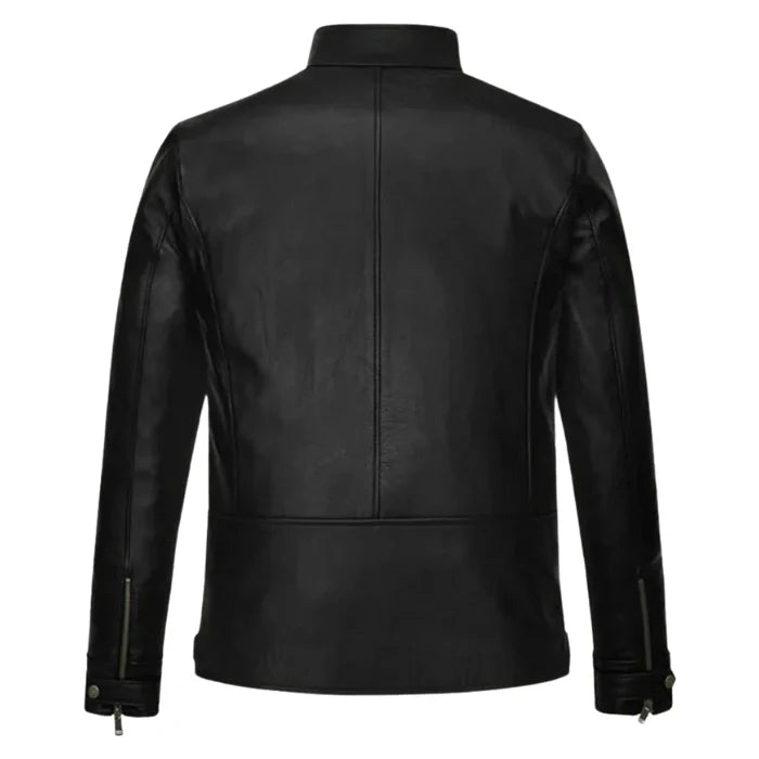 Ravenlock Buckle Moto Leather Jacket